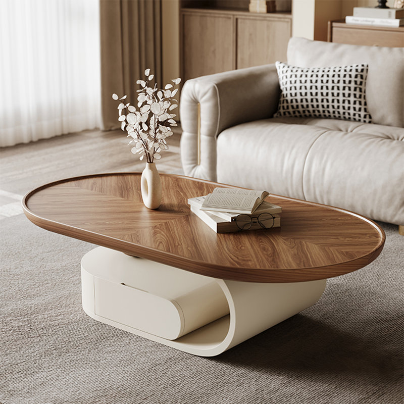 LIZIYE Ancient style creative oval coffee table - Wayfair Canada